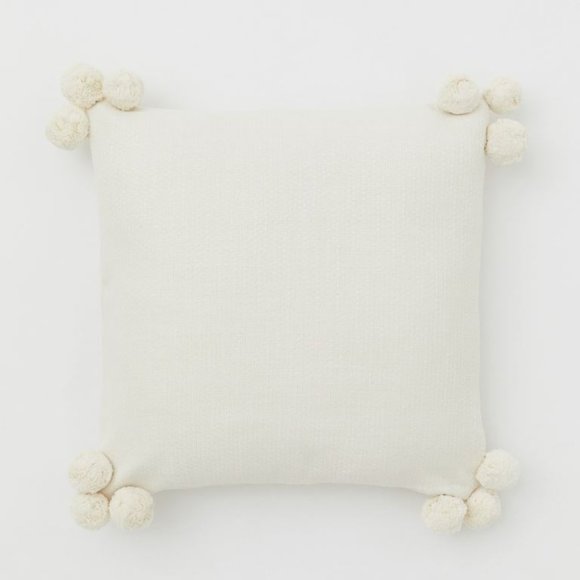 H&M Home Pompom-detail Cushion Cover - 20" x  20" - Picture 1 of 2
